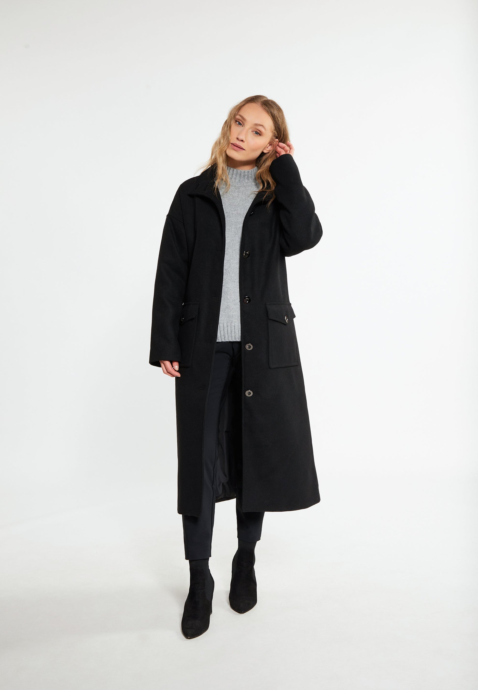 Risa Women's Transitional Coat Made Of Wool Blend