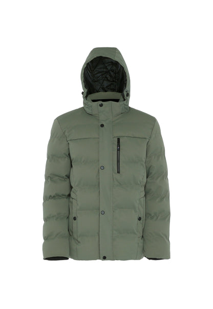 acalmar Men's Padded Quilted Jacket