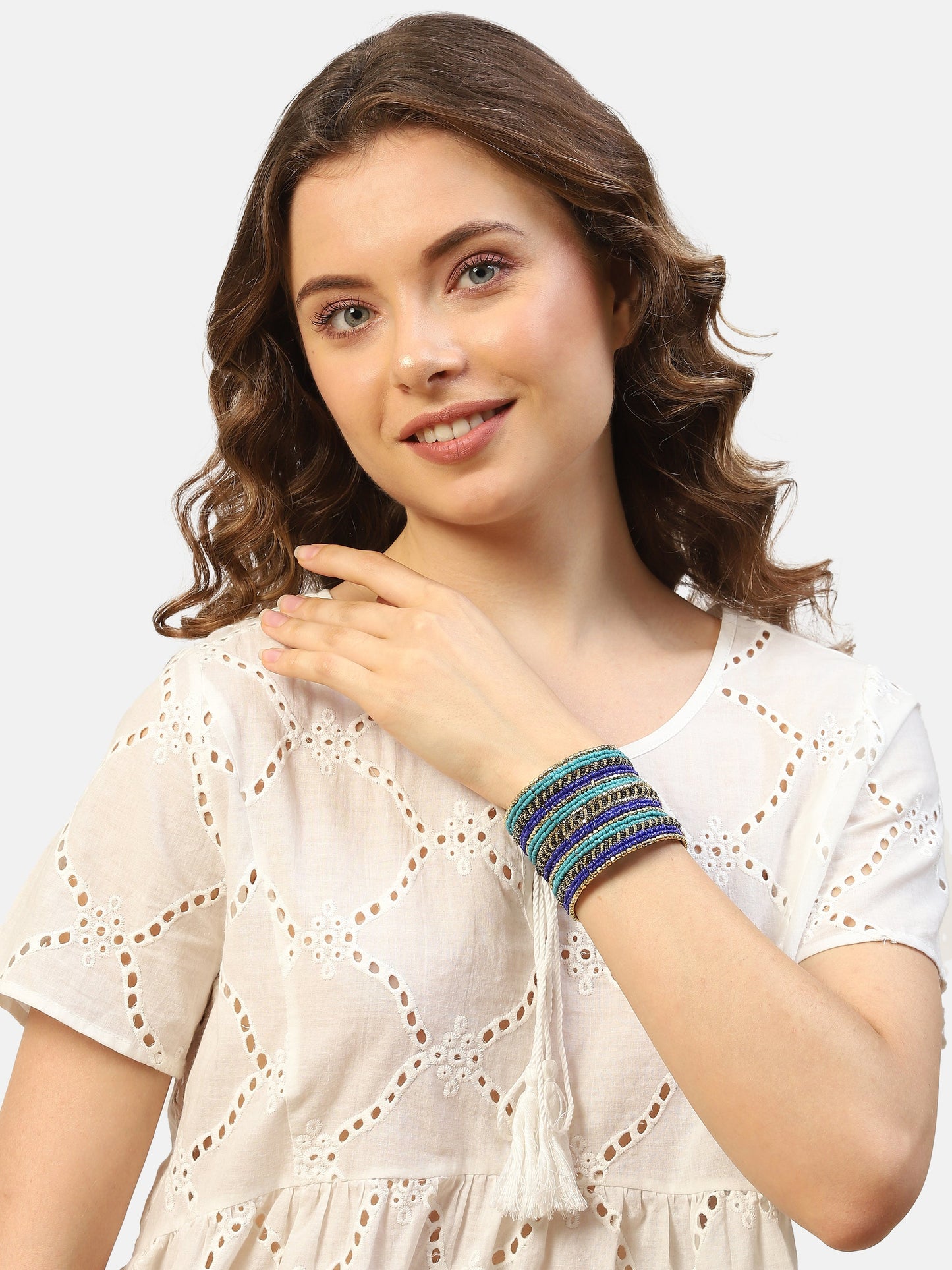 ebeeza Women's Perlenmanschette